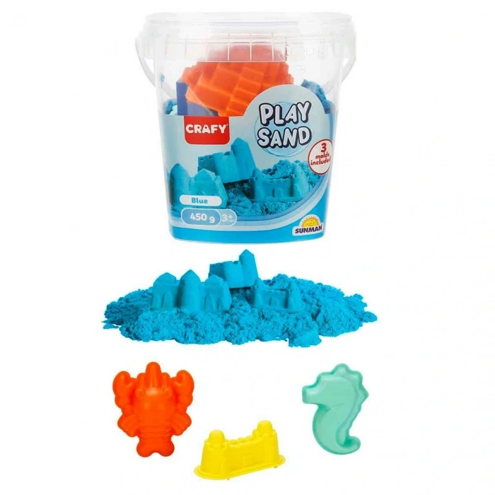 Crafy Oyun Kumu Seti Mavi 450 g