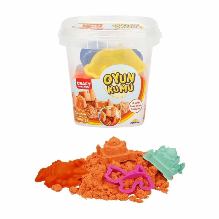 Crafy Oyun Kumu Seti Turuncu 350 gr.