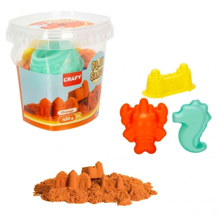 Crafy Oyun Kumu Seti Turuncu 450 g