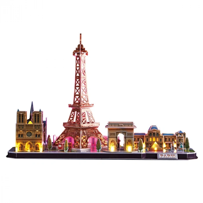 CubicFun Paris 3D Puzzle 115 Parça LED Işıklı