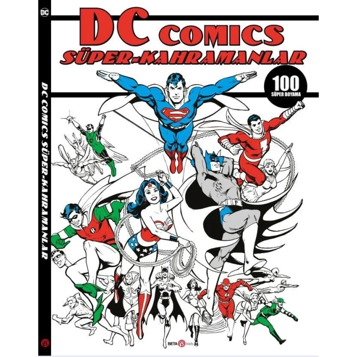 DC Comics Süper Kahramanlar 100 Süper Boyama