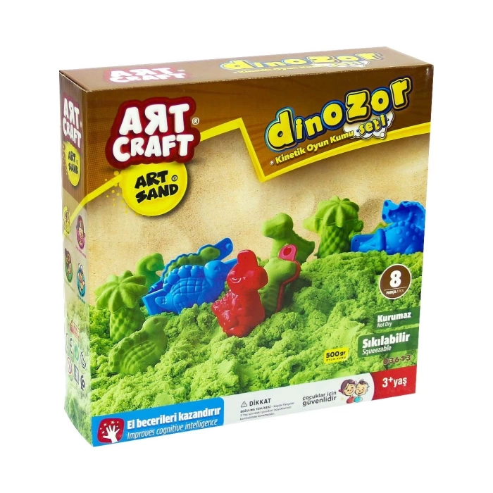 Dede Art Craft Dinozor Kinetik Kum Seti 500gr