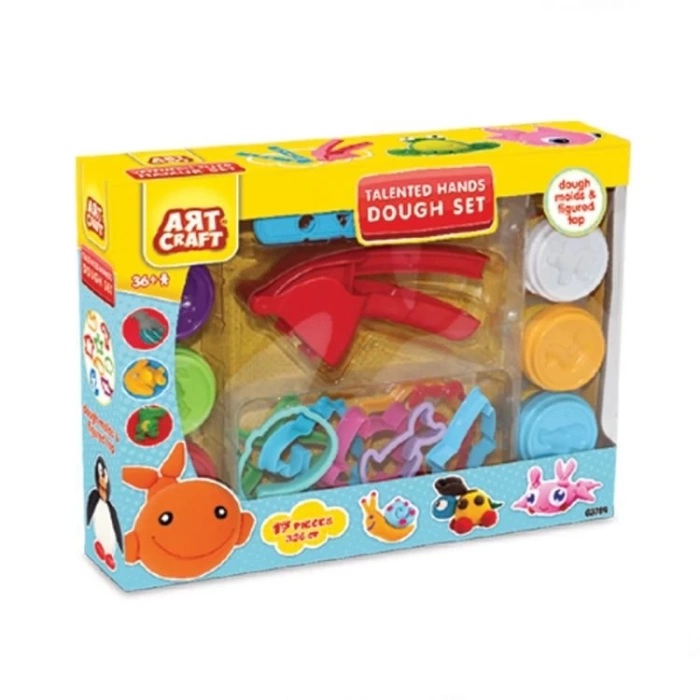 Dede Art Craft Yetenekli Eller Hamur Set 17 Parça 336 Gr