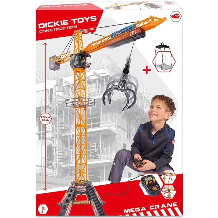 Dickie Hareketli Mega Vinç Kule 120 cm