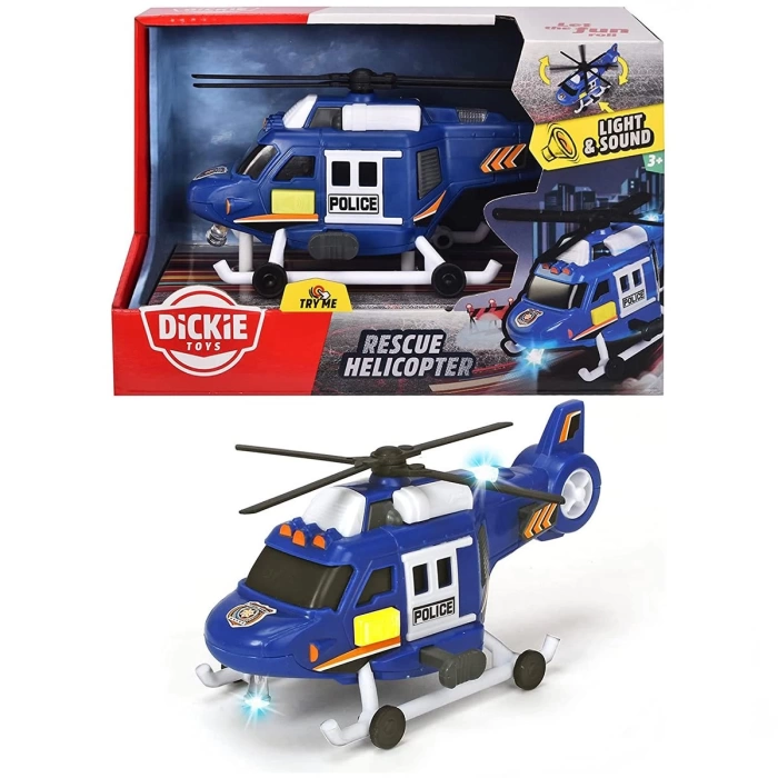 Dickie Toys Sesli ve Işıklı Kurtarma Helikopteri