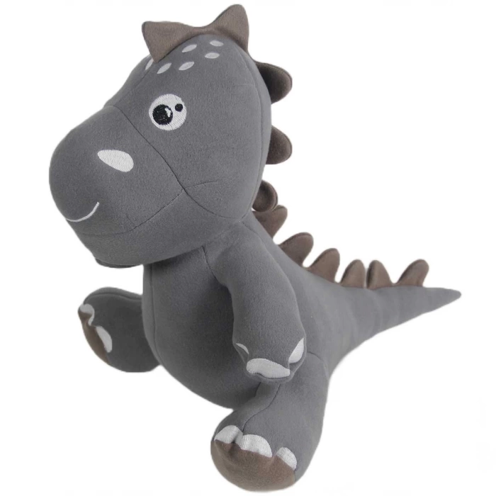 Dino Peluş Oyuncak Gri 40 cm