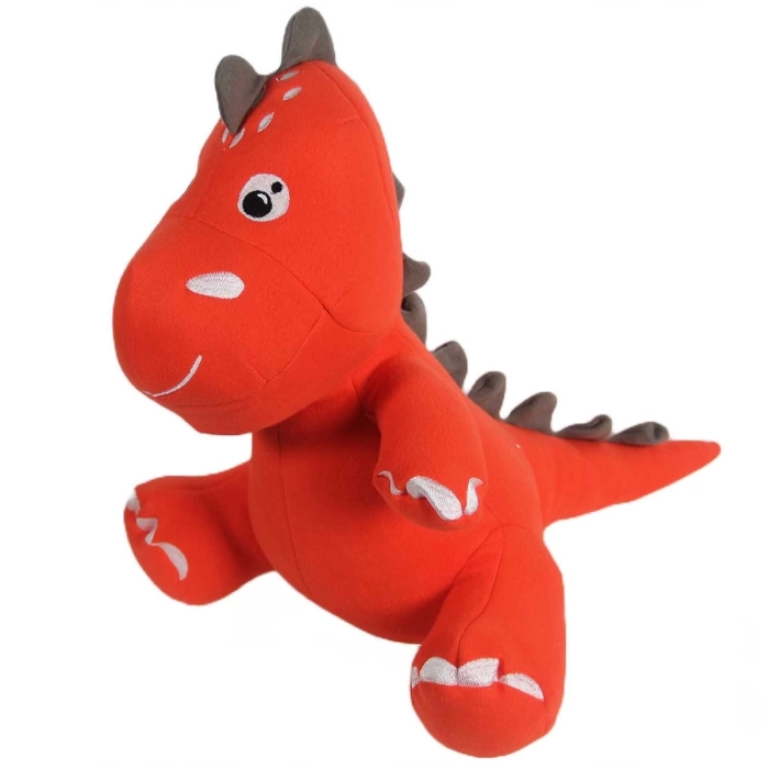 Dino Peluş Oyuncak Turuncu 40 cm