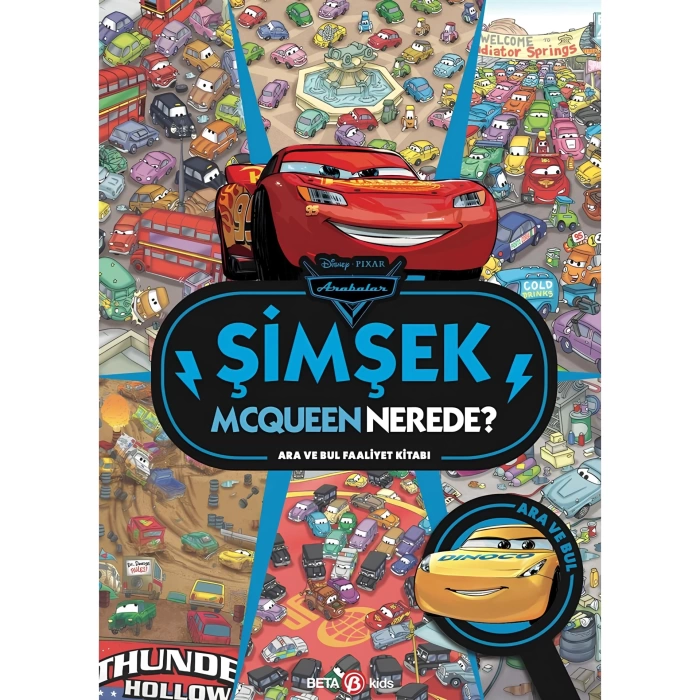 Disney Arabalar Şimşek Mcqueen Nerede? Ara ve Bul