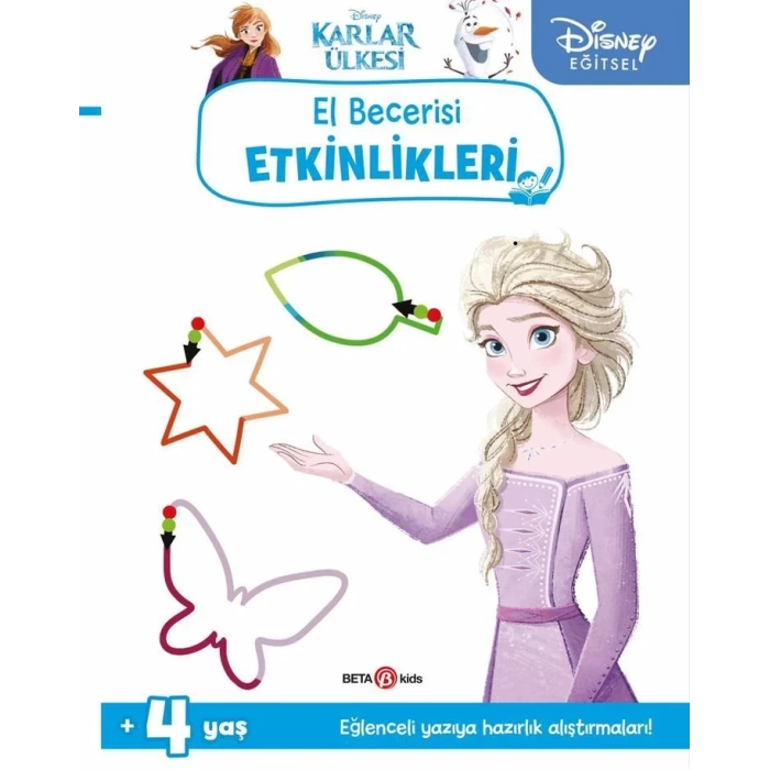 Disney Eğitsel Karlar Ülkesi El Becerisi Etkinlikleri Yazıya Hazırlık