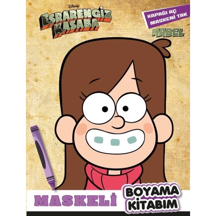 Disney Esrarengiz Kasaba Maskeli Boyama MABEL