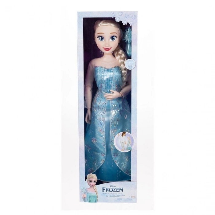 Disney Frozen 81 cm Dev Çocuk Boyu Elsa Moda Bebeği