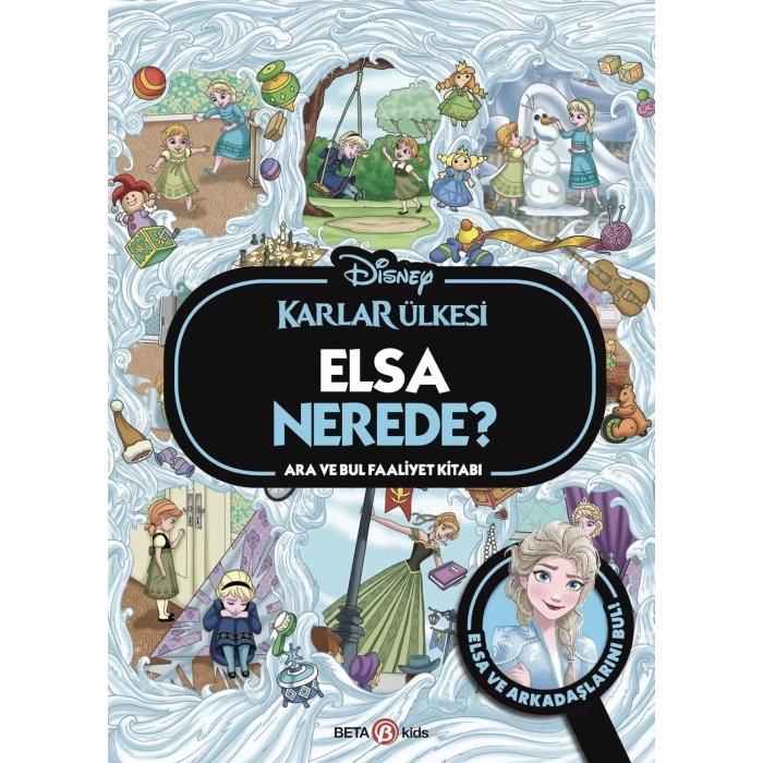 Disney Karlar Ülkesi Elsa Nerede? Ara ve Bul Faaliyet Kitabı