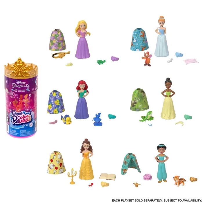 Disney Princess Color Reveal Renk Değiştiren Ana Karakter Bebekler