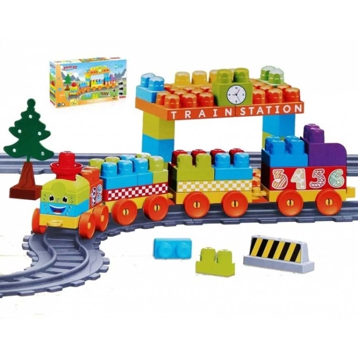 Dolu 89 Parça Tren ve Yol Set