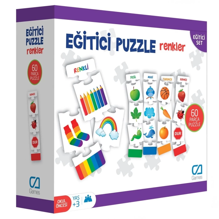 Eğitici Puzzle Renkler Eğitici Set