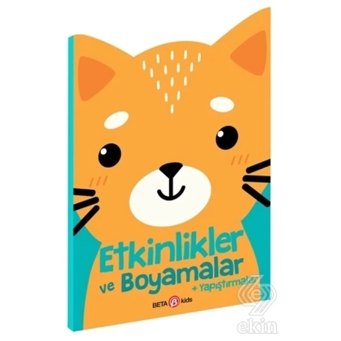 Etkinlikler ve Boyamalar + Yapıştırmalar (Kedicik)