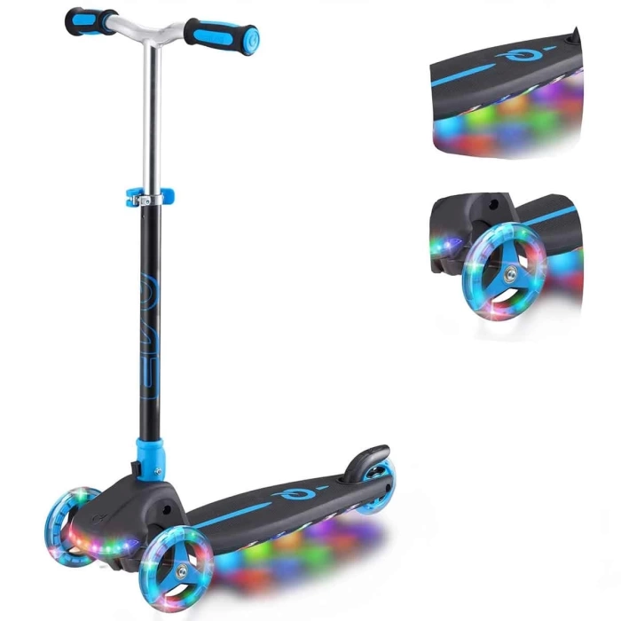 Evo 3 Tekerlekli Rainbow Blast Işıklı Scooter