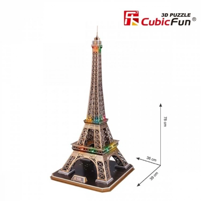 Eyfel kulesi LED 3D Puzzle