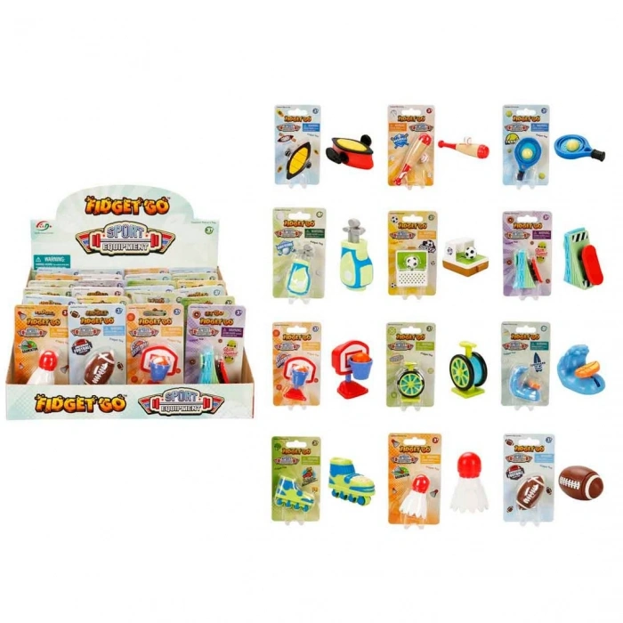 Fidget Go Spor Temalı Stres Oyuncağı
