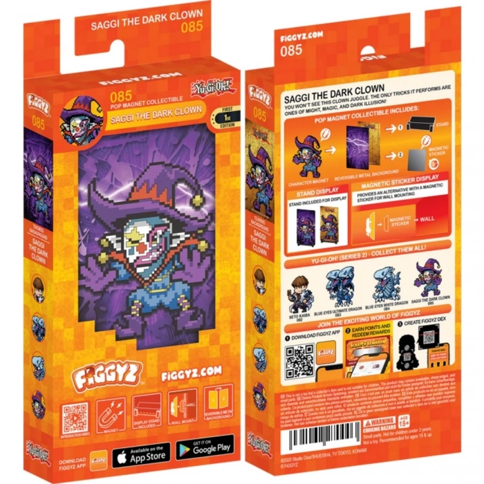 Figgyz Saggi the Dark Clown 85 Yu Gi Oh Figür
