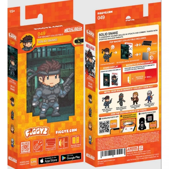 Figgyz Solid Snake 49 Metal Gear Solid 1