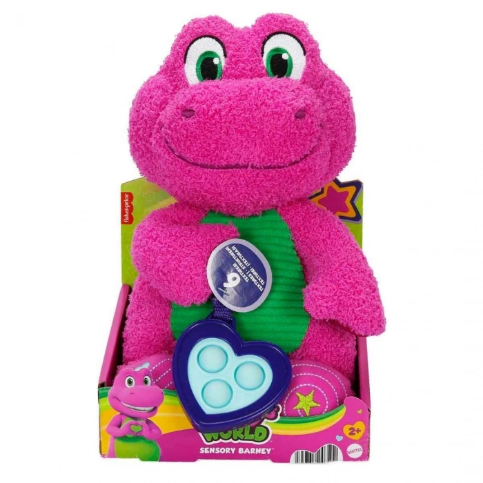Fisher Price Barney Duyusal Peluş 32 cm