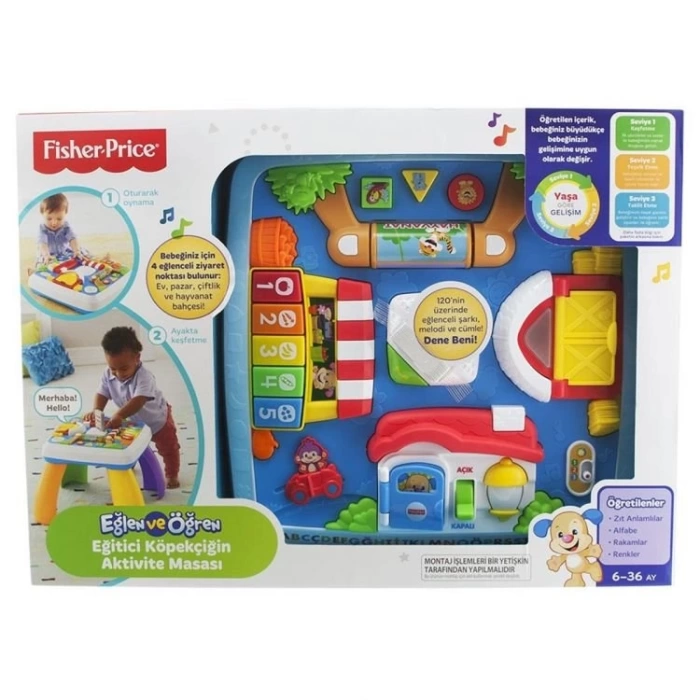 Fisher Price Eğitici Köpeğin Aktivite Masası