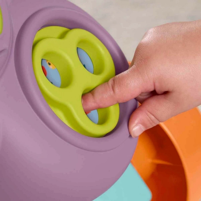 Fisher Price Sesli ve Işıklı Benimle Öğren Mor Maymun Yürüteç