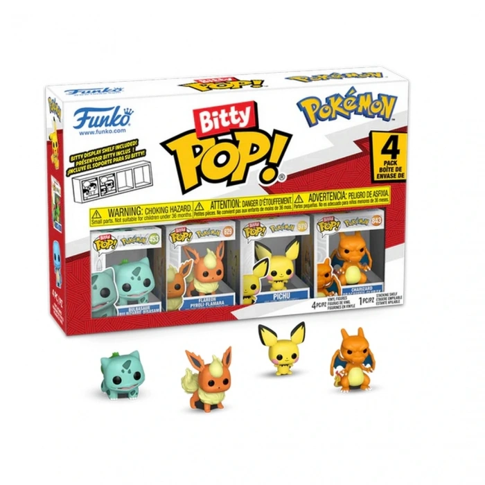 Funko Bitty POP: Pokemon- Bulbasaur 4lü Paket