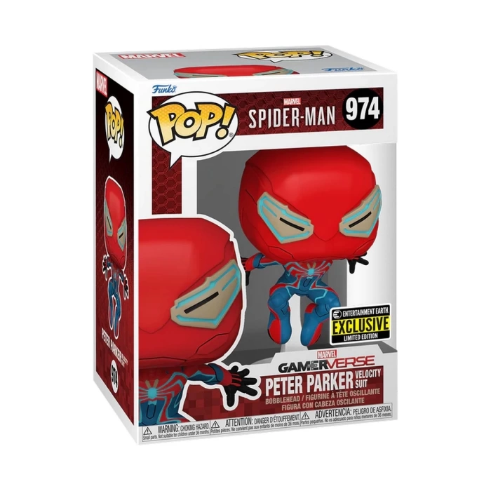 Funko POP Games Spider-Man 1 Peter Parker (Velocity Suit) Exclusive