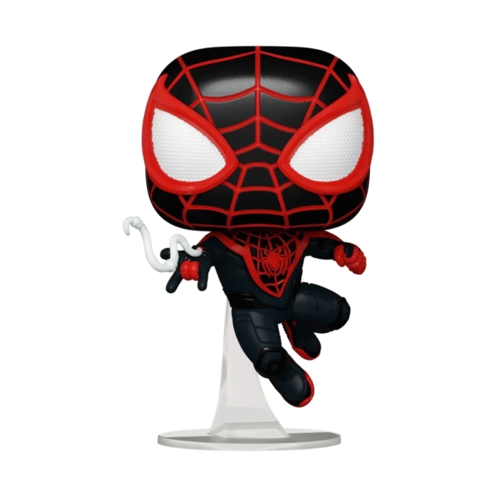 Funko POP Games Spider-Man 2  Miles Morales (Upgraded Suit)