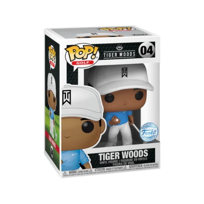 Funko POP! Golf Tiger Woods (Blue Shirt) Special Edition