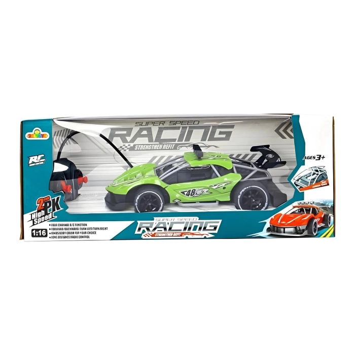 Galtoys Oyuncak 1:16 Ölçekli Şarjlı Racing Car Yeşil