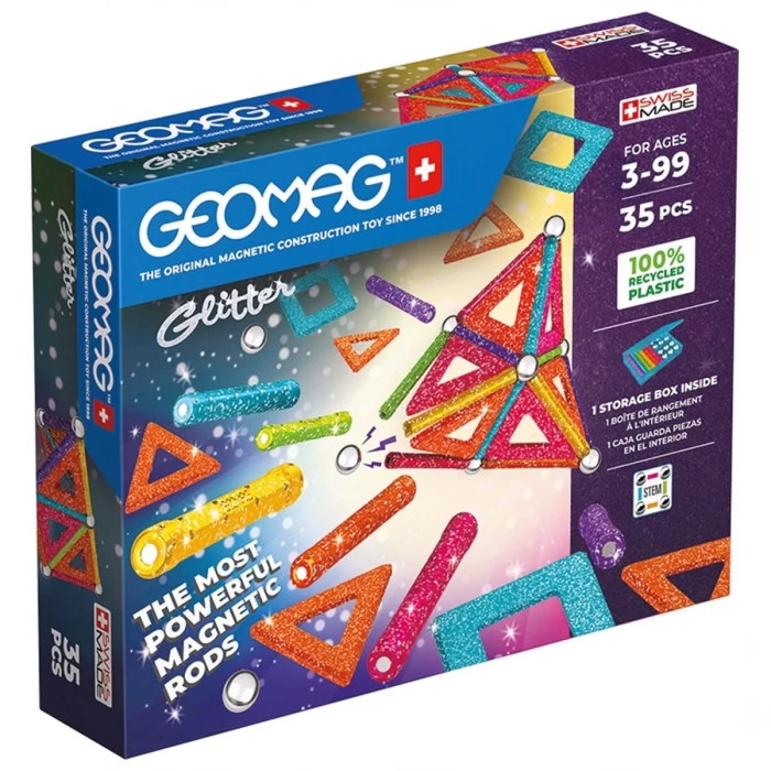 Geomag Glitter Manyetik Zeka Oyunu 35 Parça