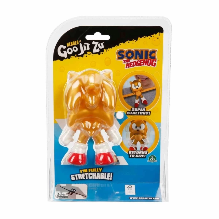 Goojitzu Gold Sonic The Hedgehod Stretch Figür