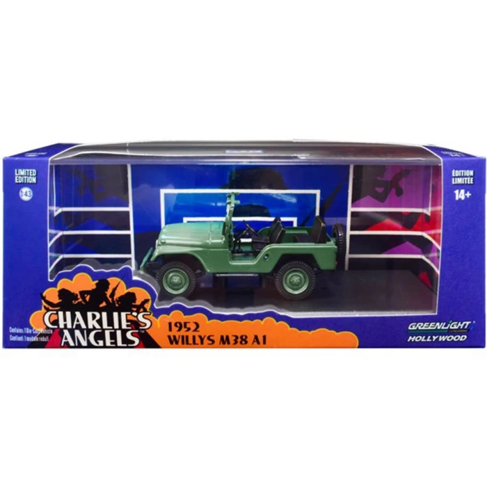 Greenlight 1:43 1952 Willys M38 A1 Charlies Angels