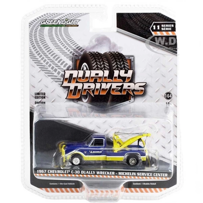 Greenlight 1:64 1967 Chevrolet C-30 Dually Wrecker Michelin