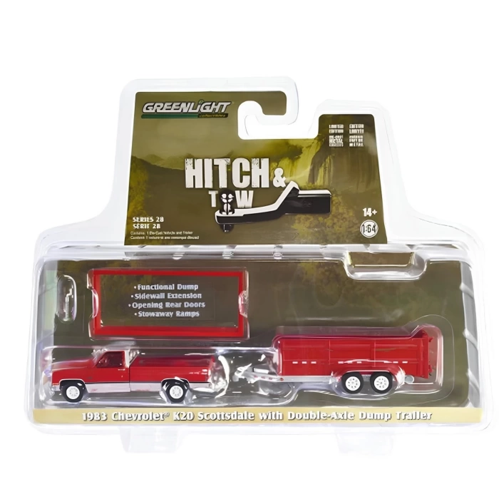 Greenlight 1:64 1983 Chevrolet K20 Scottsdale Dump Trailer