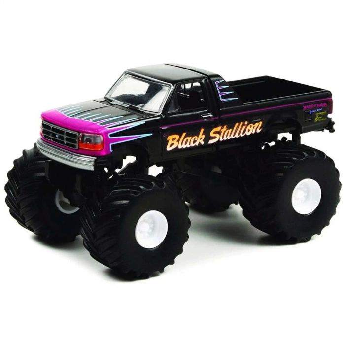 Greenlight 1:64 1992 Ford F-250 Black Stallion