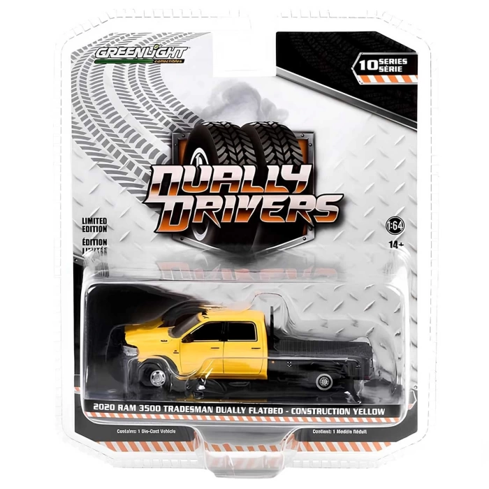 Greenlight 1/64 2020 RAM 3500 Tradesman Dually Flatbed