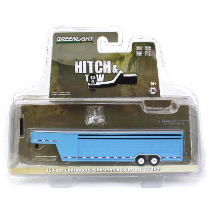 Greenlight 1:64 Hitch & Tow Trailers - 26-Foot Continuous Gooseneck 30422