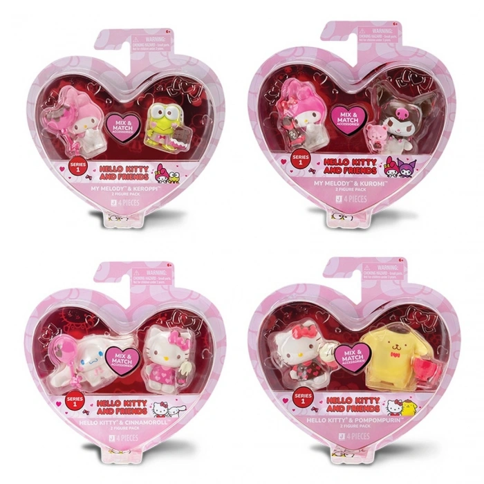 Hello Kitty Kalpten Kalbe 2li Figür Seti