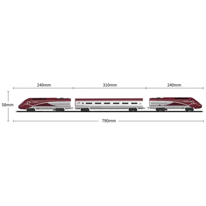 High Speed Pilli Tren Seti 1623C-1