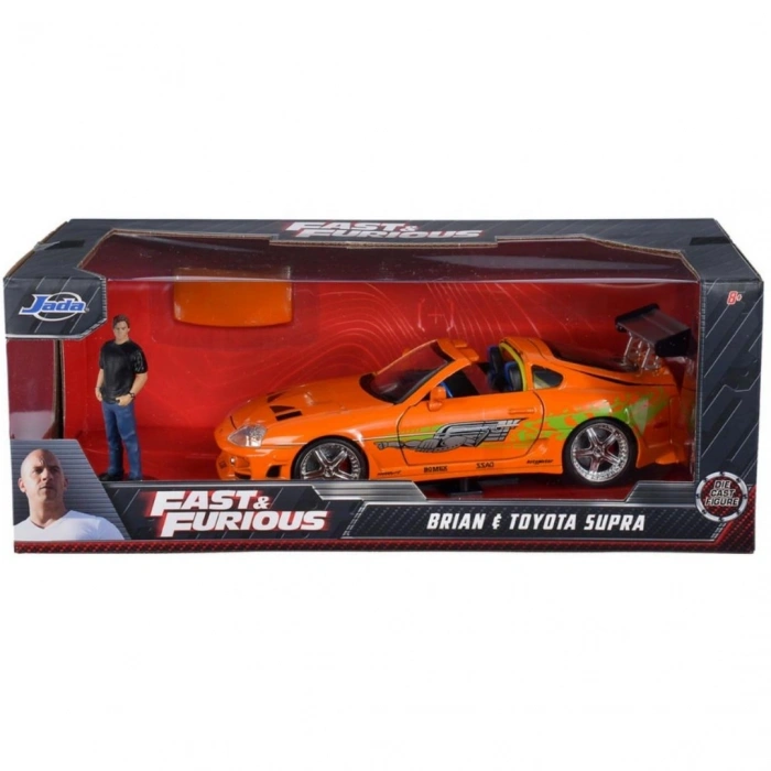 Hızlı ve Öfkeli 1995 Toyota Supra Model Aracı ve Figürü