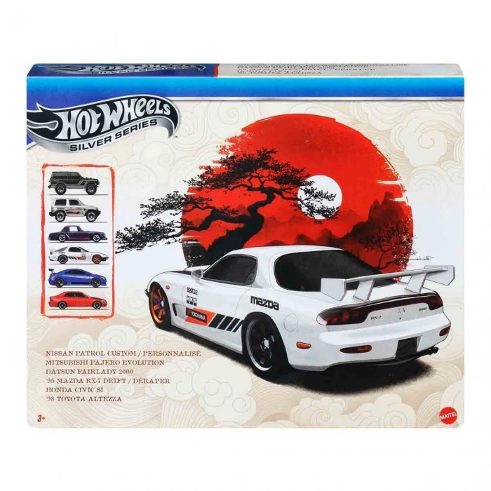 Hot Wheels 1:64 Silver Series Japon Temalı 6’lı Araba Seti
