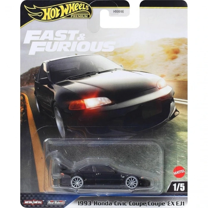 Hot Wheels 1993 Honda Civic Coupe EX EJI
