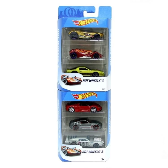 Hot Wheels 3lü Araba Seti