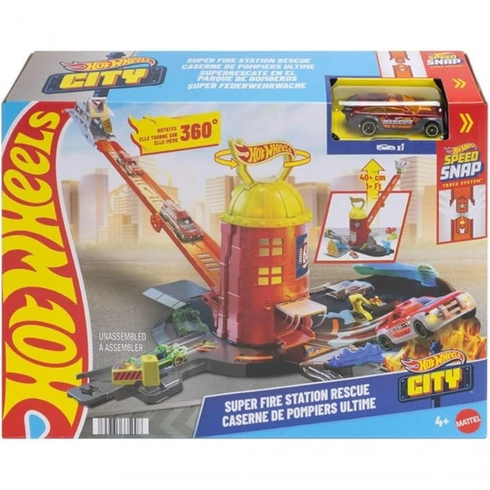 Hot Wheels City Süper İtfaiye İstasyonu Oyun Seti