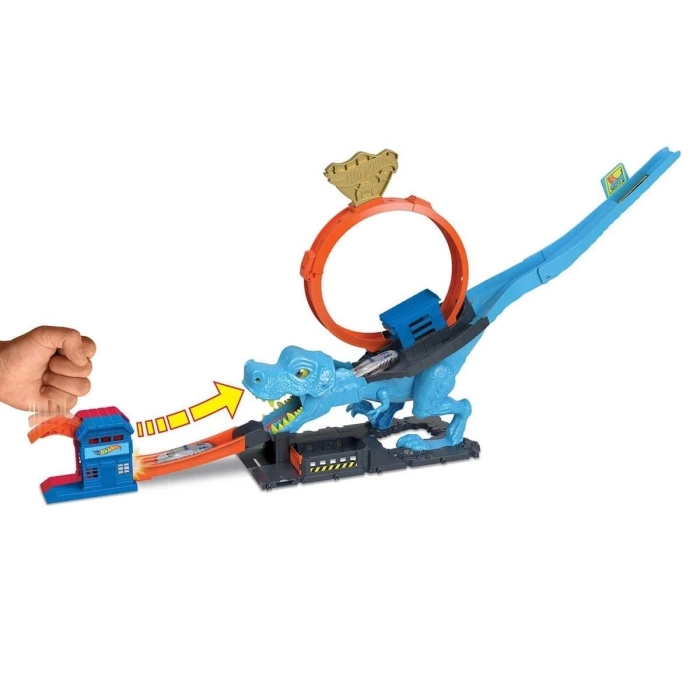 Hot Wheels City T-Rex Loop Ve Akrobasi Oyun Seti HKX42