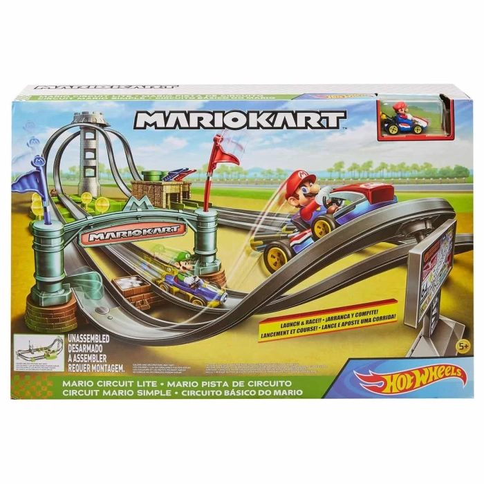 Hot Wheels Mario Kart Çılgın Dönüş Parkuru Yarış Seti GHK15